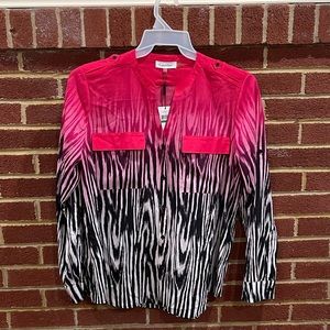 Ombré Calvin Klein Button Down Dress Shirt